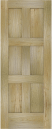 Flat  Panel   Jefferson  Poplar  Doors
